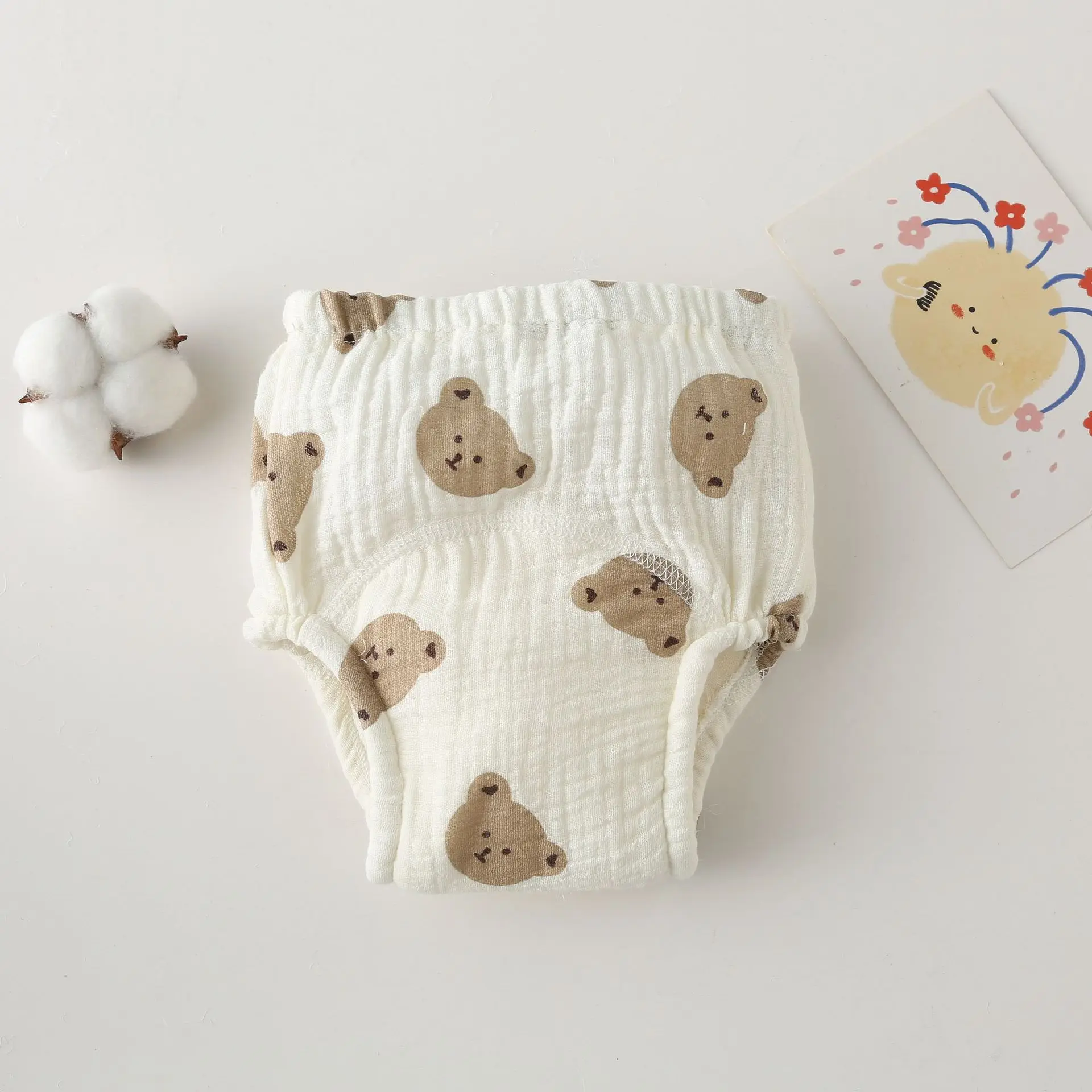Cotton Baby Waterproof Reusable Training Shorts and Nappies