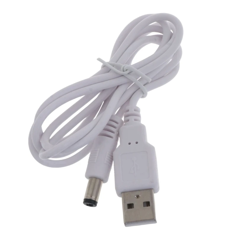 Durable USB DC Power Charging Cable - 5V, 5.5 x 2.5mm, Various Lengths
