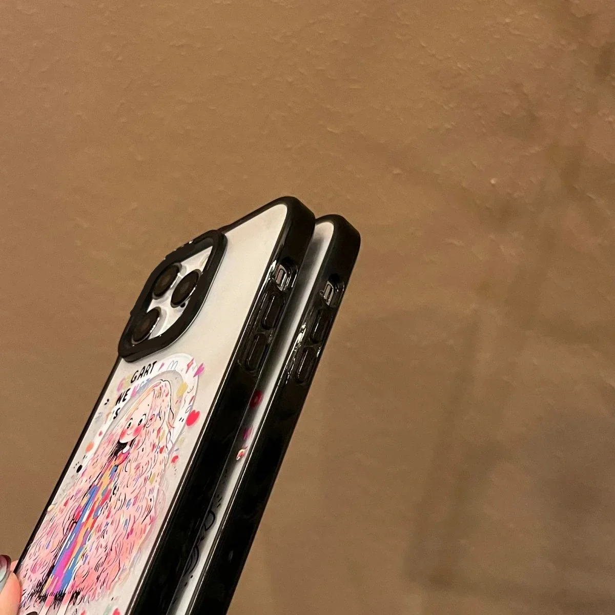 Magsafe Acrylic Cartoon Long Hair Girl Phone Case Cover for IPhone 11 12 13 14 15 Pro Max Case for IPhone 15 Pro Max