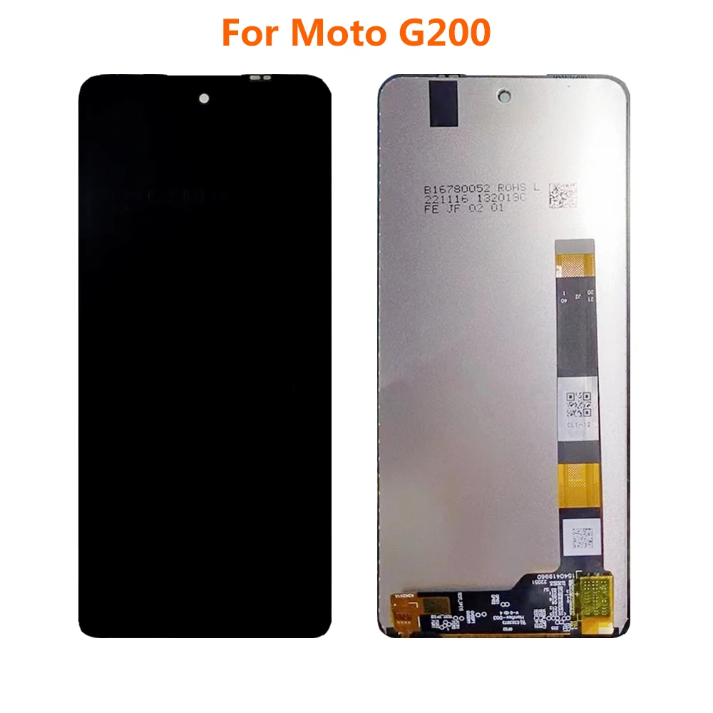 Schermo G200 Display Da 6.8 ''Per Motorola Moto G200 5G Lcd Edge 2021 Edge S30 Display Touch Screen Digitizerr Assembly Sostituzione