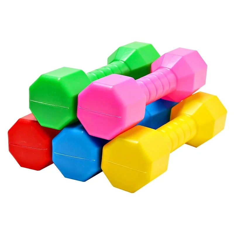 Children Dumbell Plastic Fitness Equipment Kids Training Performance Outdoor Dancing Tool Workout Exercise Colorful Toy adjustable dumbbell,dumbbell bars,water dumbbell bottle,dumbbell stand