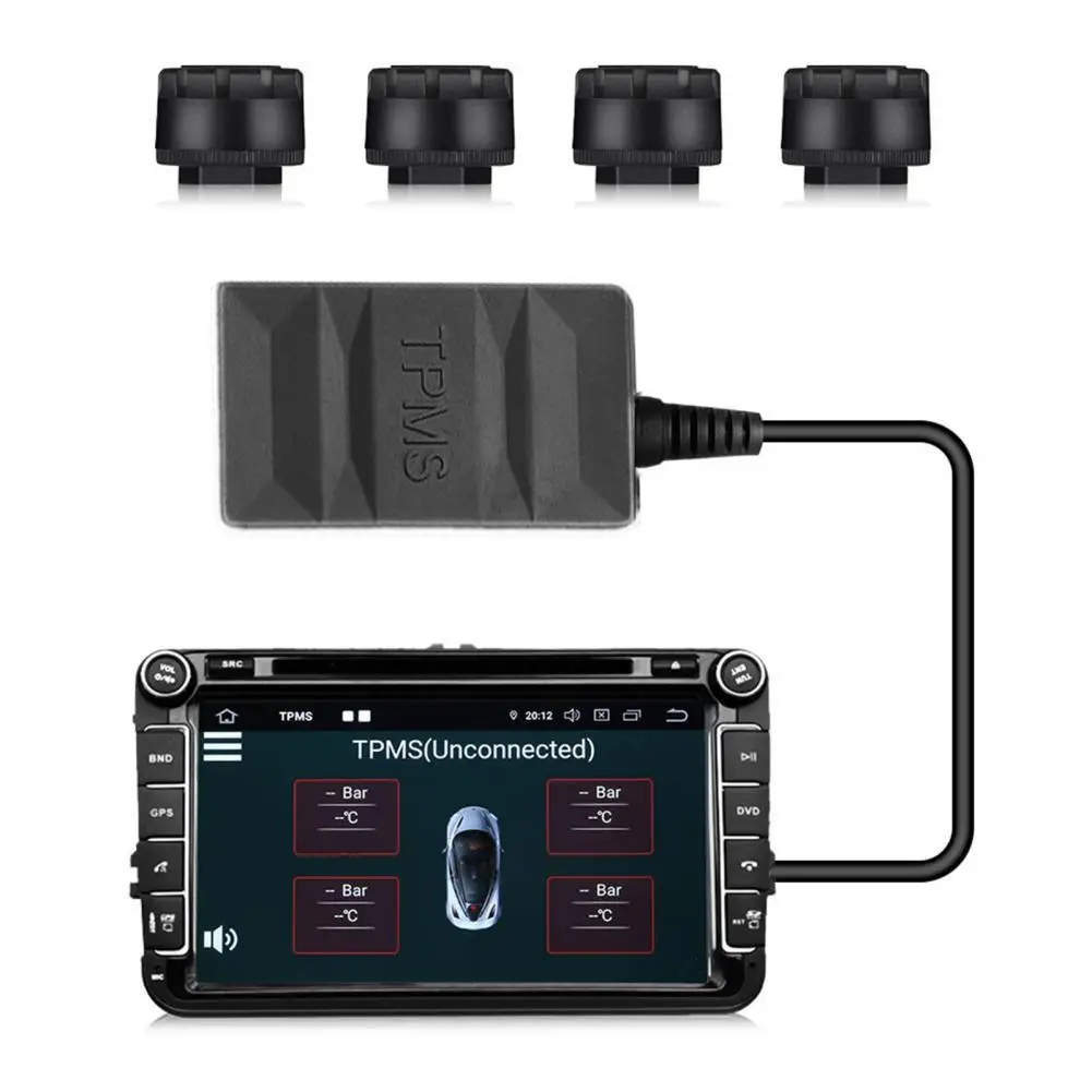 

Прочный TPMS термостойкий точный автомобильный монитор давления в шинах Plug And Play прочный автомобильный TPMS для транспортного средства