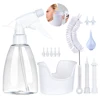 300ml Ear Cleaner Wax Removal Tool with Spray Bottle Syringe Poratable Ear Water Irrigation Flushing System for Adults & Kids 1