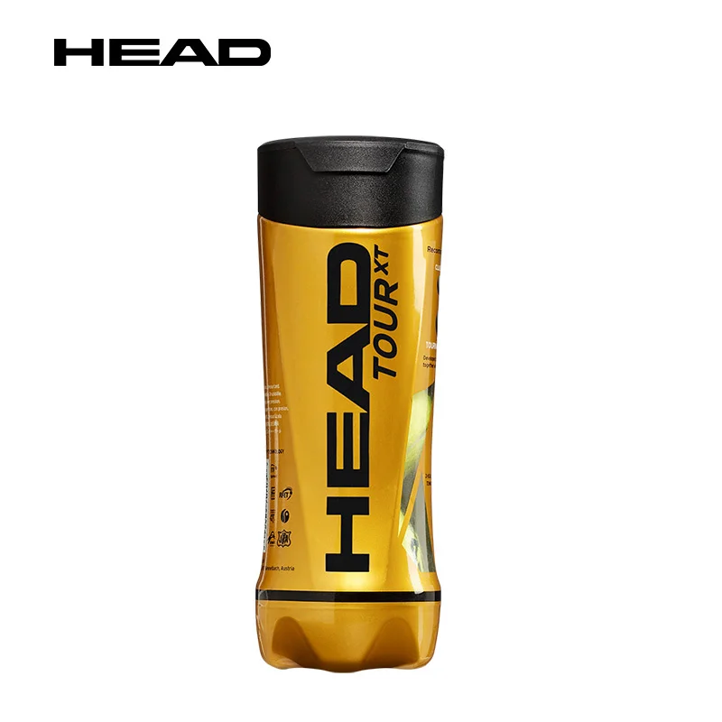 Original HEAD Tennis Balls Competition Training Tennis Ball TEAM High Elastic Resistance HEAD TOUR Ball 3B 4B 1 Tube