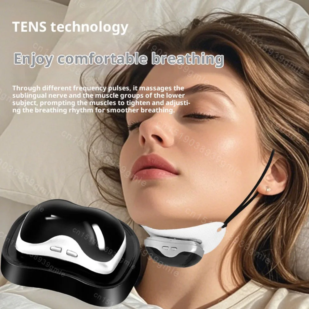 Smart Ems Anti Snoring Device Sleep Well Adult Home Hanging Ear Pulse Stimulator for Sleep Apnea Aid Stop Snore Noise Reduction
