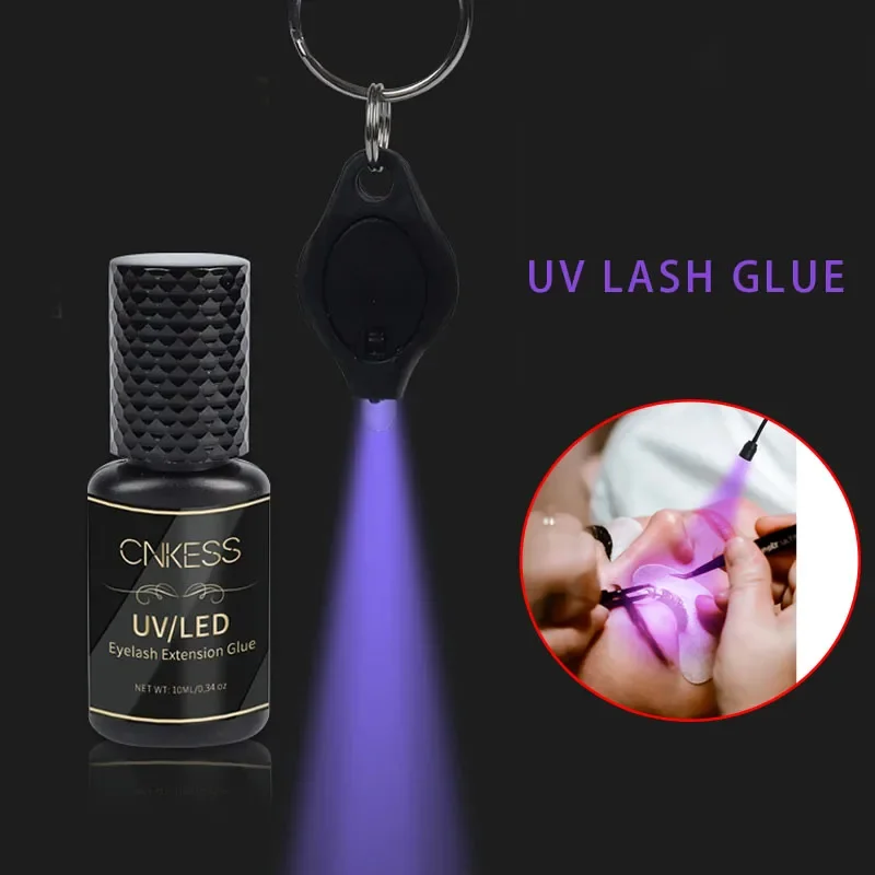 

CNKESS NEW UV Lash Glue 3-5s Fast Dry Eyelash Extensions Adhesive UV/Led Lash Glue Eyelash Gel Long-Lasting UV Eyelash Glue