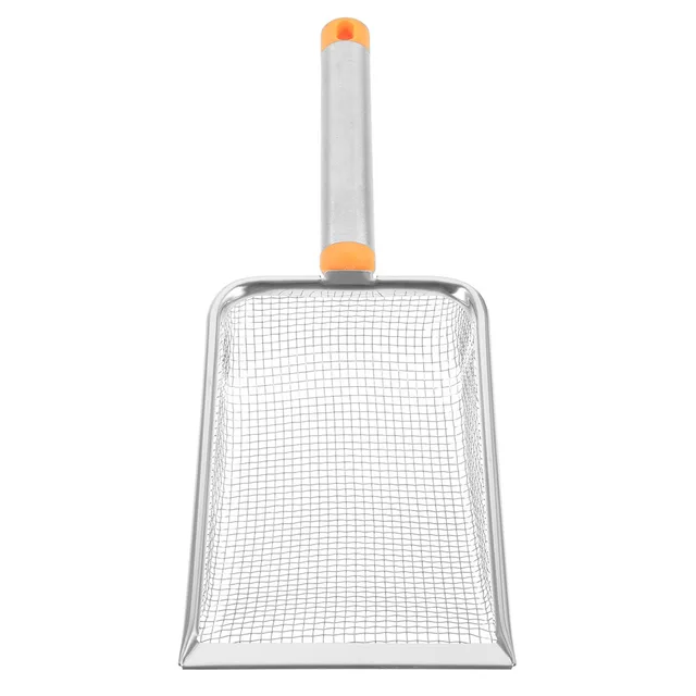 Metal Cat Litter Scoop Stainless Steel Non-Stick Sifter Easy Poop Shovel Pet Supplies Rabbit Sifter Scoop 6