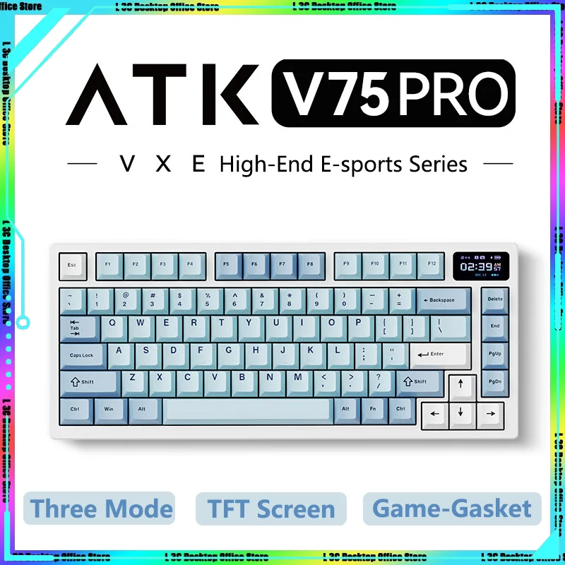 Enmakpak x ATK V75PRO ガスケットキーボード キーボード