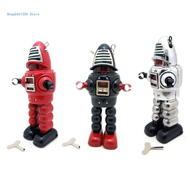 

85WA for Creative Gift Wind-up Toy Walking Robot New Year Wedding Table Decors Collec