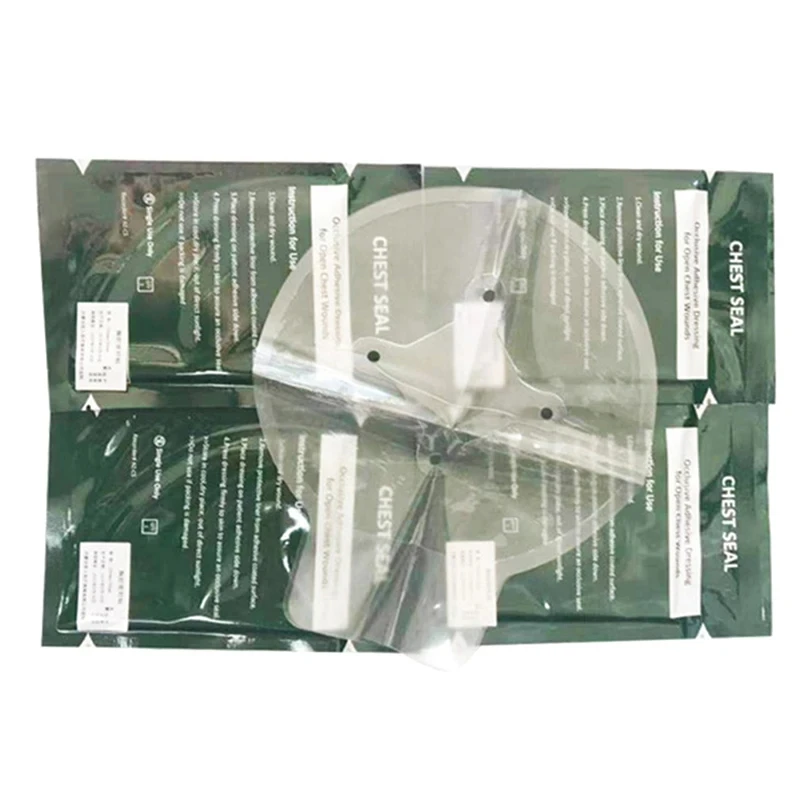 First aid kit wound bandage Medical Chest Seal Vented Dressing Bandage Hyfin IFAK Chest Seal Outdoor Emergency Medical Treatment