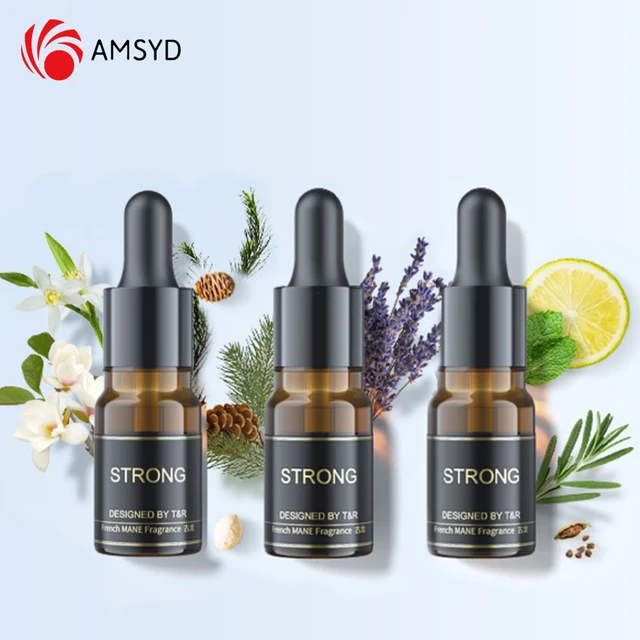 Désodorisant pour voiture, aromathérapie, huiles essentielles spécifiques, trois parfums floraux, océan, cologne, fournitures de voiture, 3 pièces 2