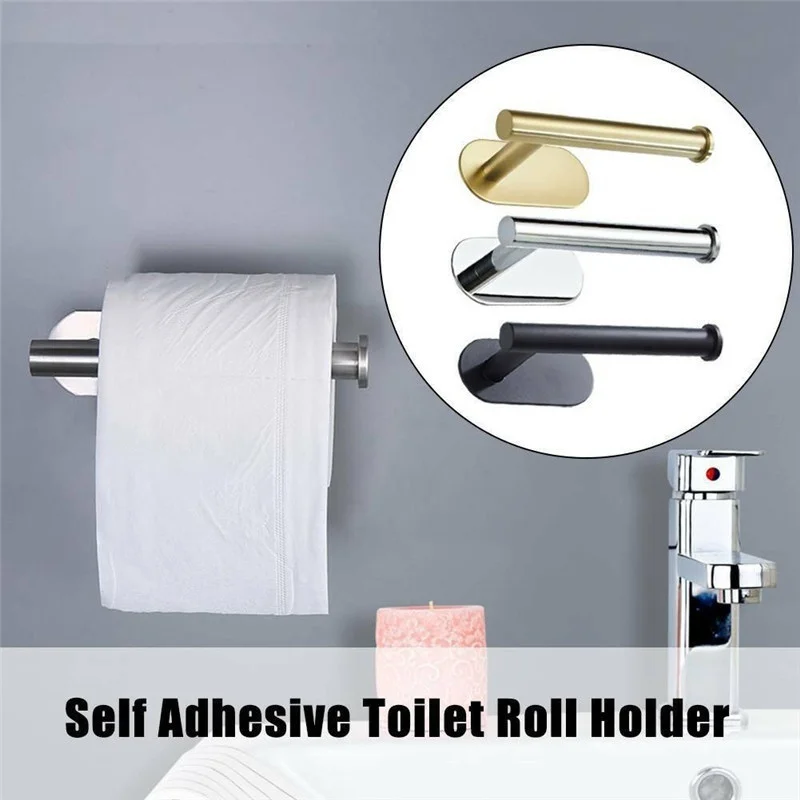 Double Toilet Paper Holder for 2 Mega Rolls, Durable Stainless Steel  Construction, Rust-Proof, Matte Black