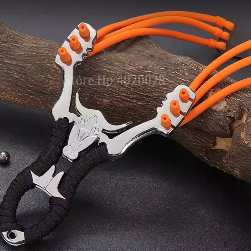 304 Stainless Steel High Precision Metal Outdoor Camping Toys Sports Catapult DropShipping 3