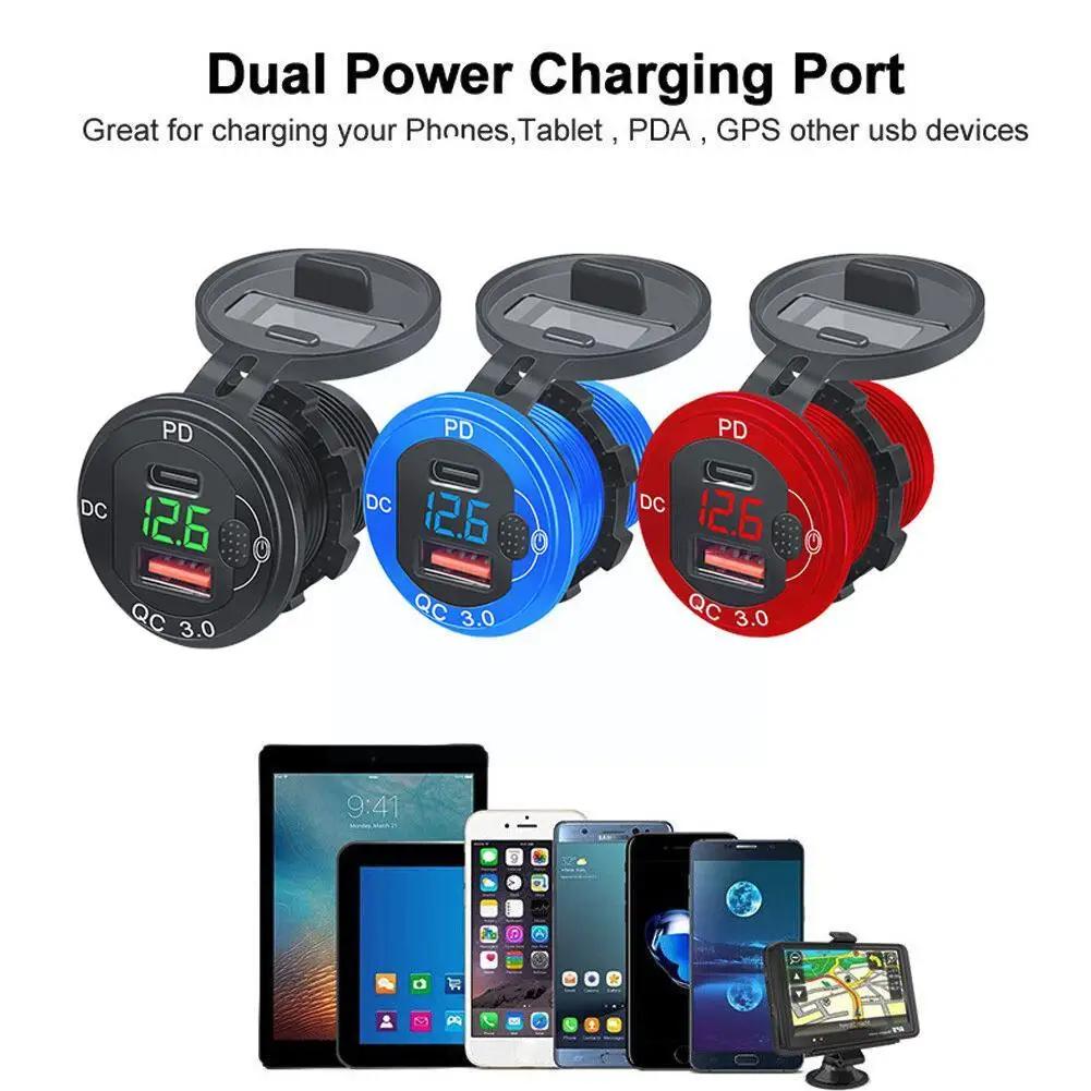 ˷̴ ݼ QC3.0  USB ڵ  а   ġ,     Y9V9, 36W, 12 V, 24V