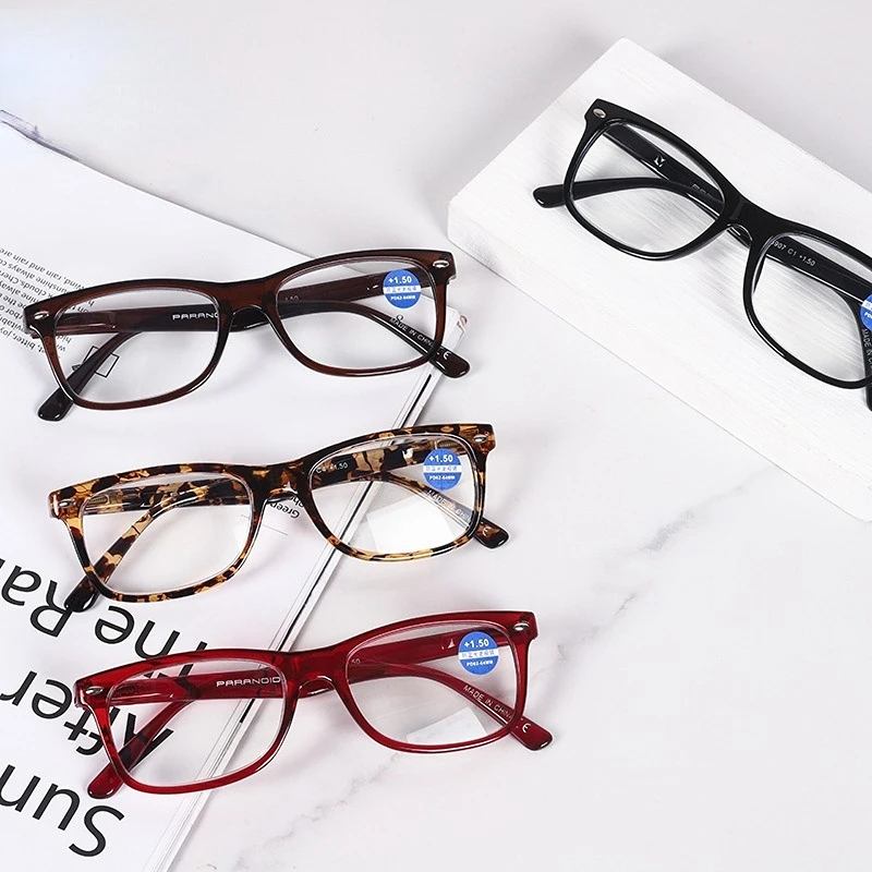 2022 New Fashion Reading Glasses Women and Men Full Frame Anti Blue