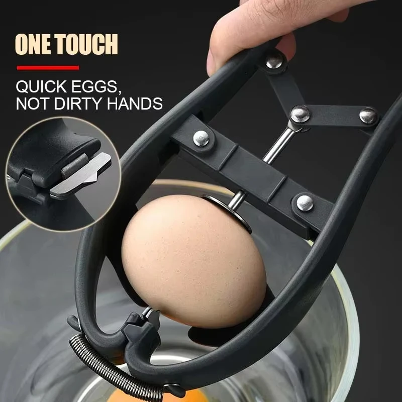 Stainless Steel Egg Opener Egg Scissors Manual Tools Eggshell Cracker Cutter Separator Kitchen Baking Accessories