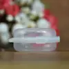 Double Fold Powder Puff Box Can Hold 2-4 Powder Puffs Transparent Dustproof Box Moisture-proof Cosmetic Case Home Trave 5