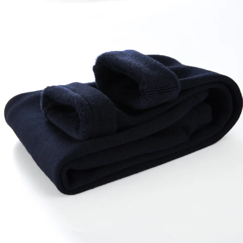 Girls Pants New Grils Pants Winter Thick Warm Trousers Girls Leggings Warm Elastic Waist Cotton Leggings