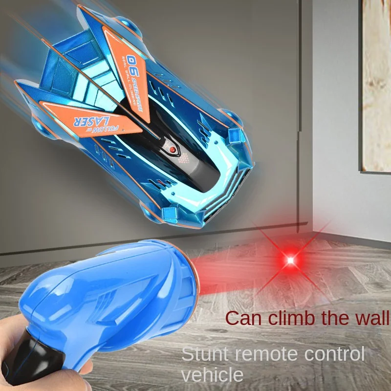 1pc light tracking sensor wall climbing car, will climb the wall of the remote control car, wall climbing land 2 modes, recharge 2