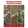 Carbon Steel Garden Hand Rake Tines Rake Dethatching Weeding Acreage Rake Rock Gravel Root Garden Tools 4/5/6/7 Tines 4