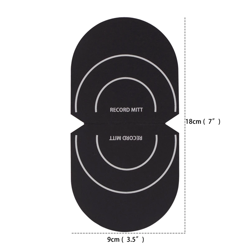 레코드 클리너 핸들러 미트 비닐 레코드 클립, 디스크 청소 보호 패드, 비닐 LP 레코드용 지문 없음