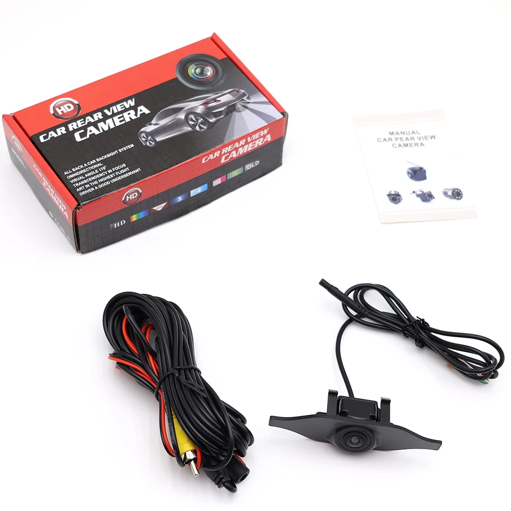 ZJCGO Car Front View Camera AHD 1080P Waterproof Night Vision