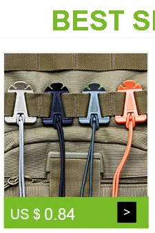 Molle Strap Carabiner Clips - Multiple Colors