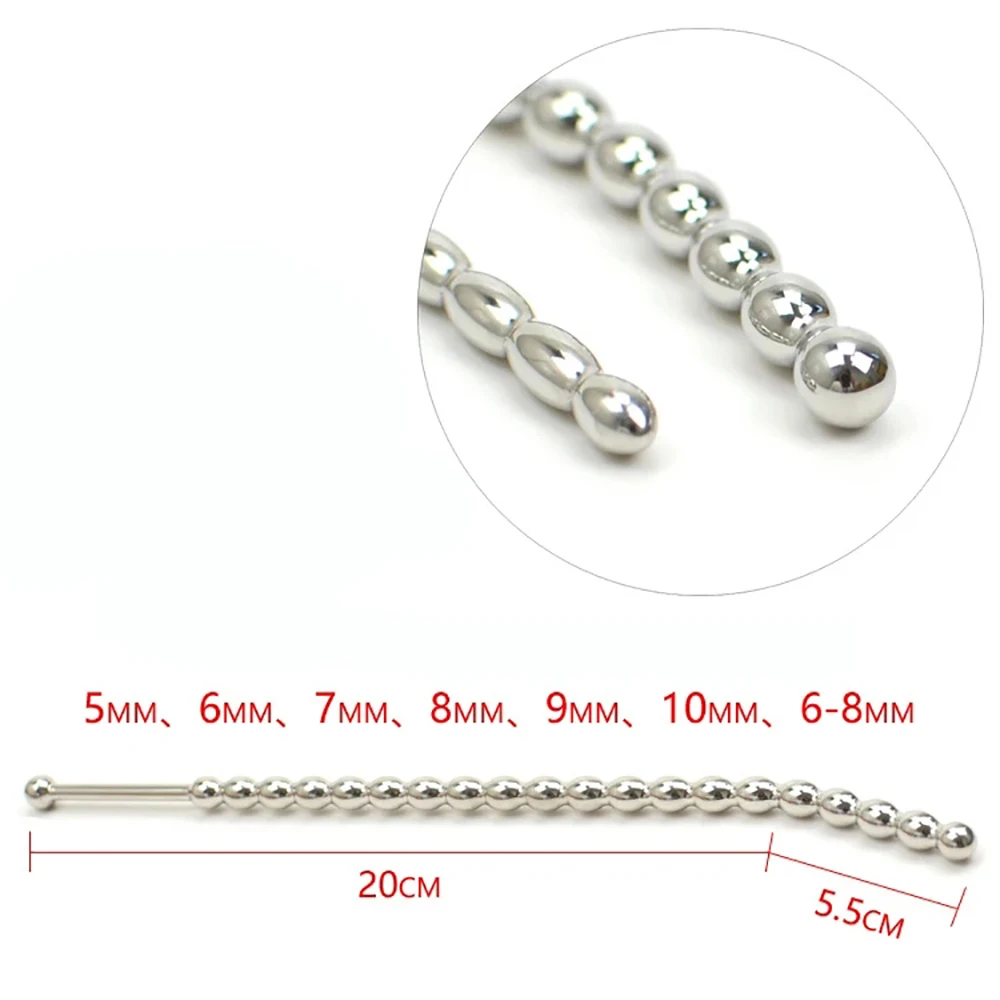 Stainless Steel Urethral Sound Dilators Sounding Penis Plug Urethral Beads Sex Toys For Men Catheters Plug Penis Insert urethral dilator silicone urethral dilator