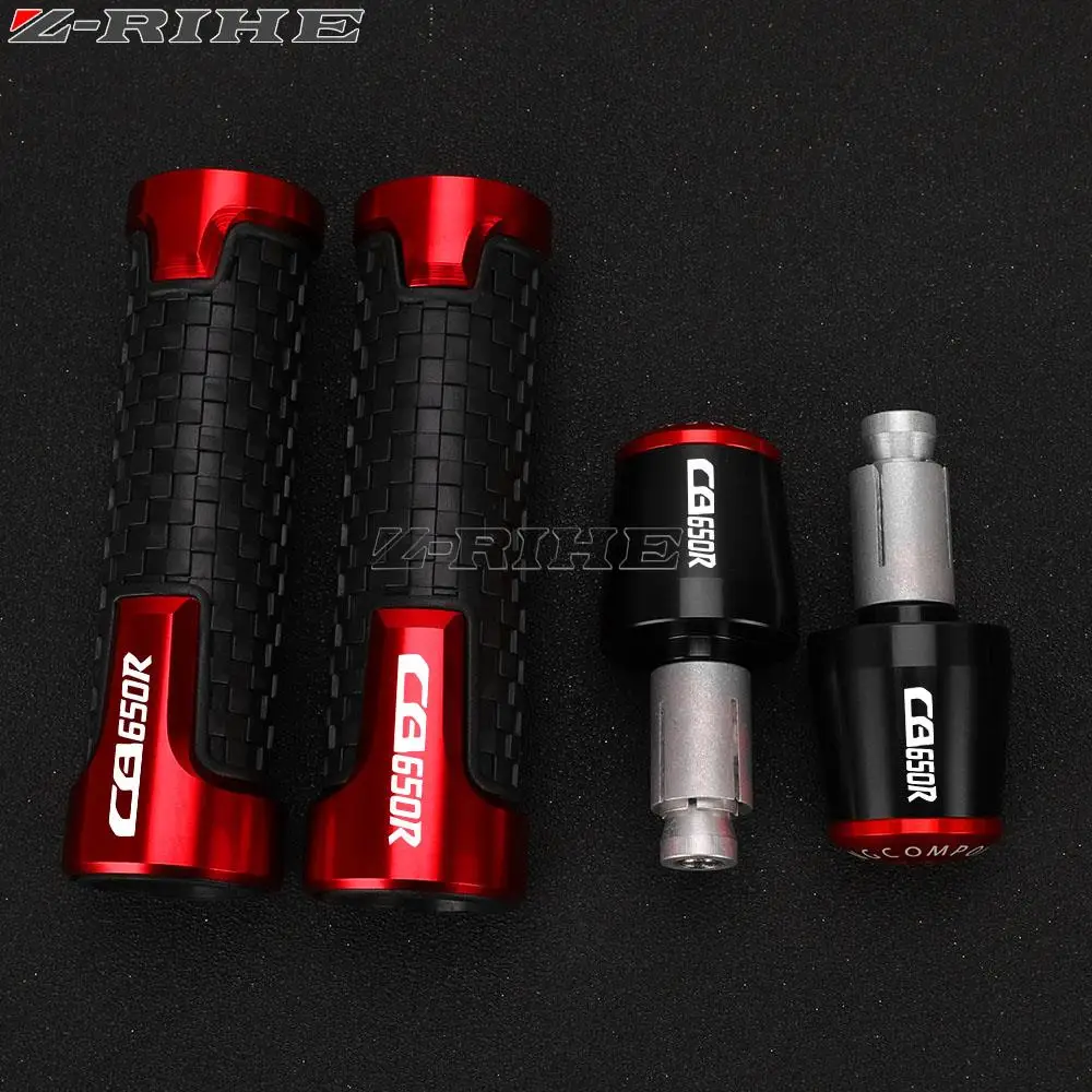 

For Honda CB650R CB 650R CB650 R 2018-2024 2023 2022 Motorcycle Accessories 7/8" 22MM Handlebar Grips Handle Bar Cap End Plugs