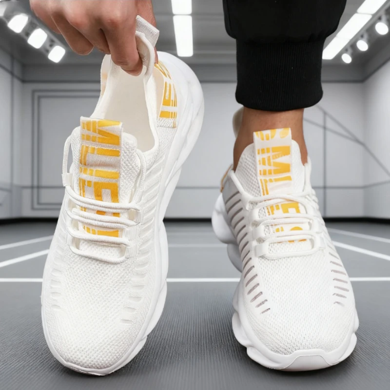 Men Casual Running Shoes Breathable Lightweight Sneakers Outdoor Mesh Sport Shoes Athletic Jogging Walking Shoes Tenis Masculino