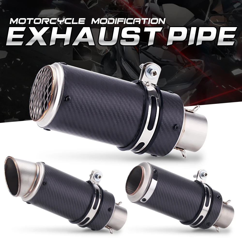 

Motorcycle exhaust pipe, 51mm/60mm exhaust pipe with db killer, carbon fiber muffler, gp-project