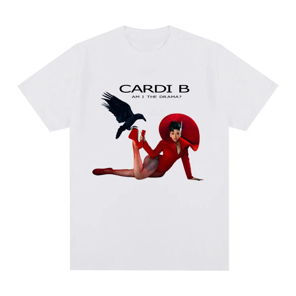 T-shirt Humour 'Am I The Drama ?' - Cardi B - Unisexe Gildan - Tailles S à 5XL - Neuf Avec étiquettes