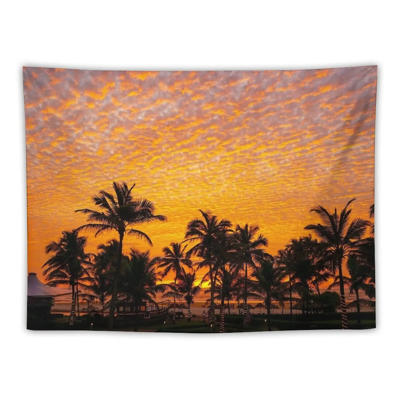 

India GOA Sunset Beach Sky Tapestry Aesthetic Room Decorations Home Supplies Things To Decorate The Room Wall Decorations