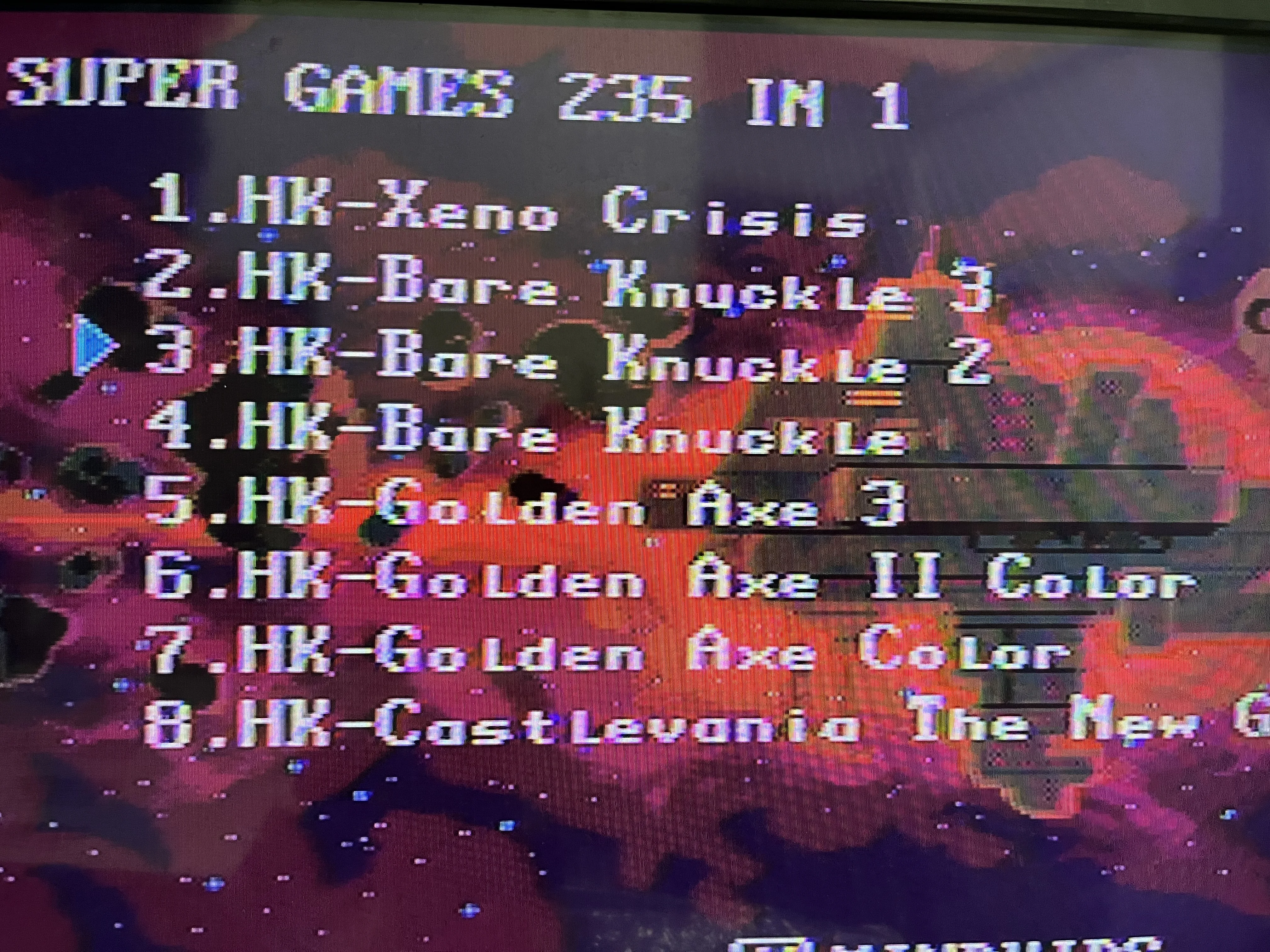 Multi 235 In 1 Games Card for Sega Megadrive Retro Console