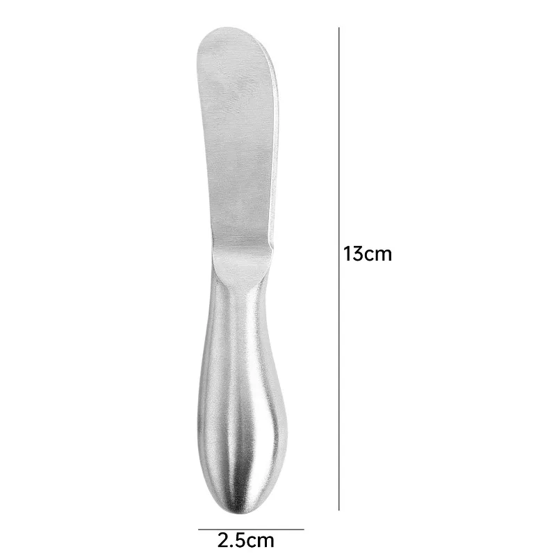 Butter Knife Stainless Steel Portable Cheese Knife Bread Jam Spreaders Wipe Multi-purpose Western Food Tableware Kitchen Gadget