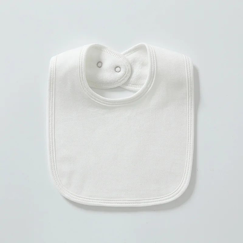 새로운 겨울 방수 두꺼운 Bibs 솔리드 코튼 먹이 타액 수건 부드러운 Burp Cloth For Kid Bib