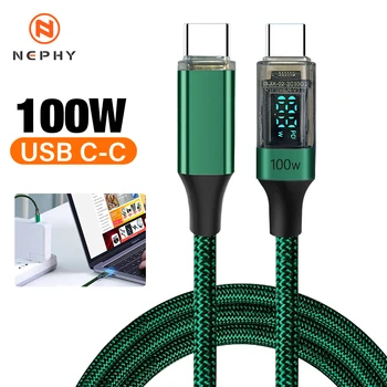 USB-C PD 100W Cable with Digital Display 1