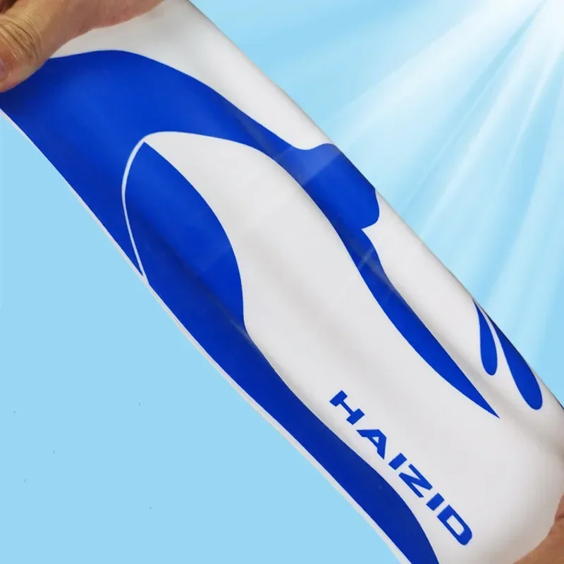 Universal Men Women Swimming Caps Soft Silicone Waterproof Cute Cartoon Swim Hat Large Size Adult Swimming Cap Pool Accessories 6