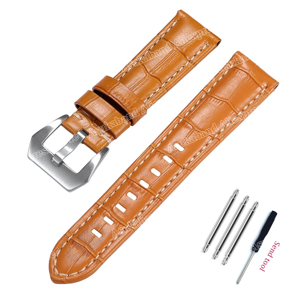 Elegant Leather Watch Band - Premium Strap for Timeless Style (Multiple Sizes Available)