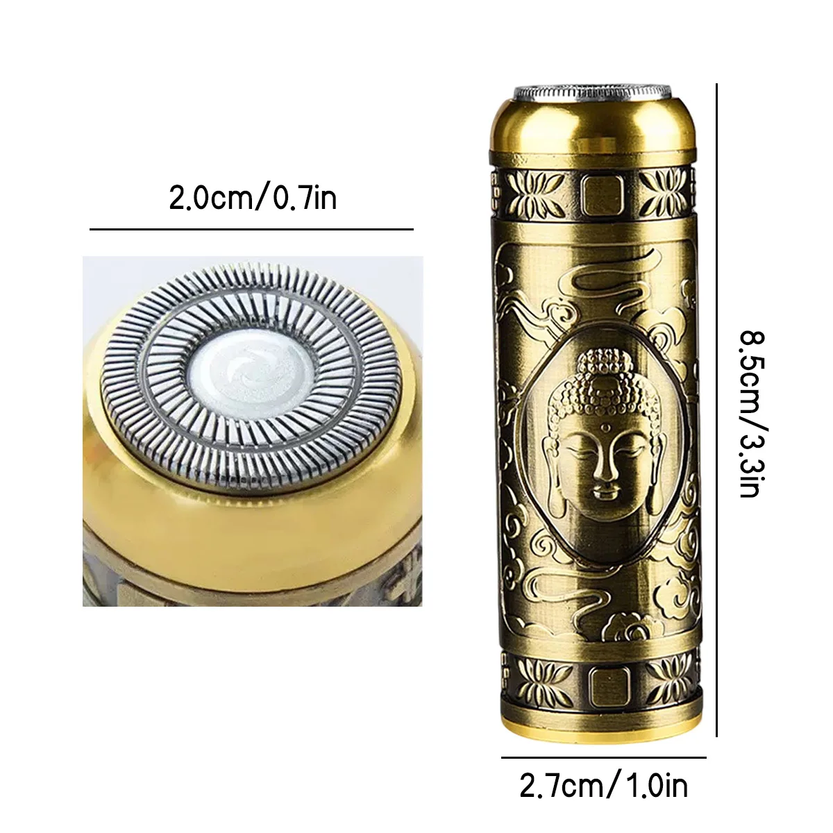 Waterproof Electric Beard Trimmer Shaver for Men