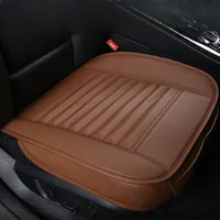 Universal Car Seat Cover Breathable PU Leather Pad Mat For Auto Chair Cushion Car Front Seat Cover Four Seasons Anti Slip Mat 5
