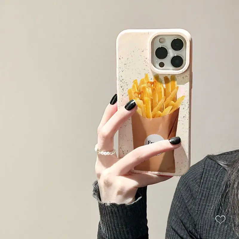 Забавный чехол для телефона с изображением гамбургера, IPhone 14, пшеницы, Apple 12, чехол для телефона 13, 11, promax, гамбургера 14pro, картофель фри, Xsxr, ретро чехол для телефона (art.: 3920c2f5cfd2d) - 3920c2f5cfd2d