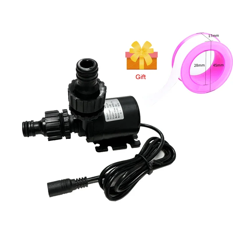 

DC12V 24V Water Pumps Lift 5M 800L/H Solar Brushless Motor Water Circulation Water Pump Ceramic Shaft Ultra Quiet Submersibles