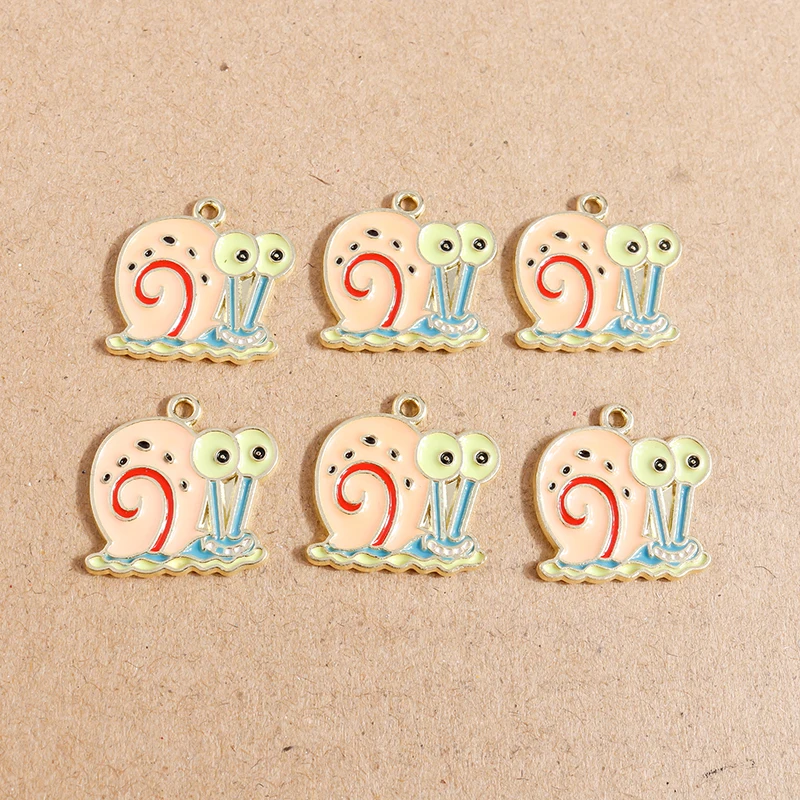 10 Stück 18x16mm Niedliche Emaille-Tier-Panda-Anhänger für Schmuckherstellung DIY Ohrringe Halsketten Zubehör – Detail 35