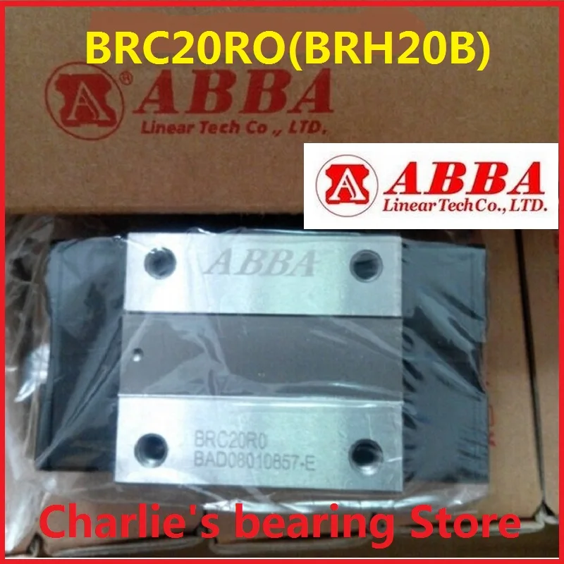 Rolamentos Lineares Abba Brh20b Bloco Deslizante Brc20r0 Blocos de Slider Quadrados Taiwan Genuíno 100 Novo 1pc