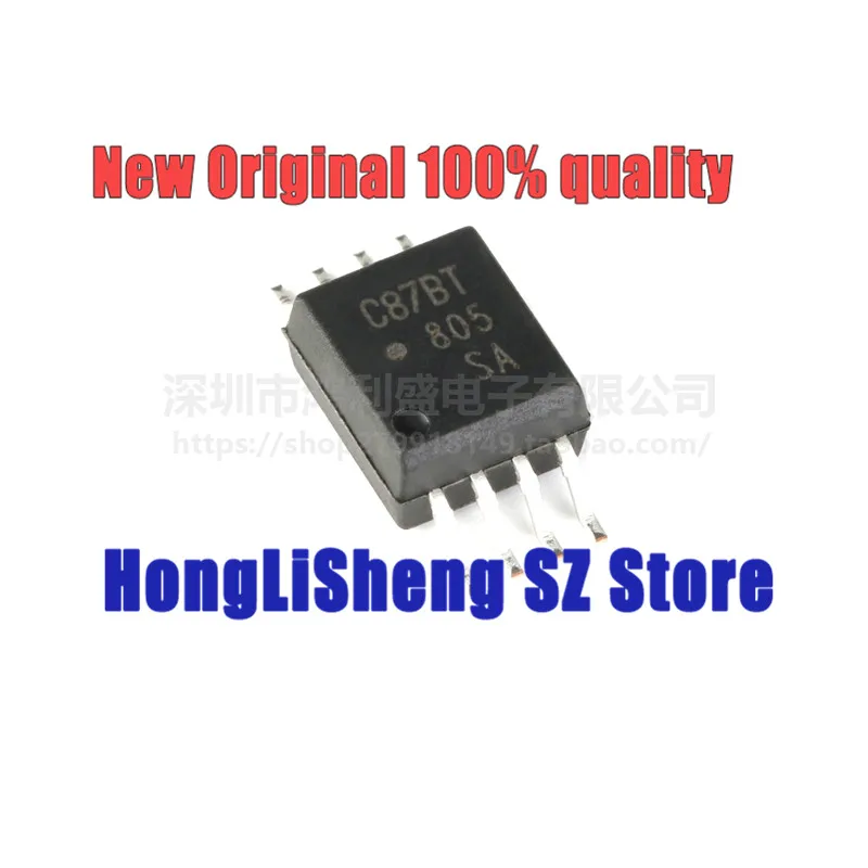 

5pcs/lot ACPL-C87BT-500E ACPL-C87BT C87BT SOP8 Chipset 100% New&Original In Stock