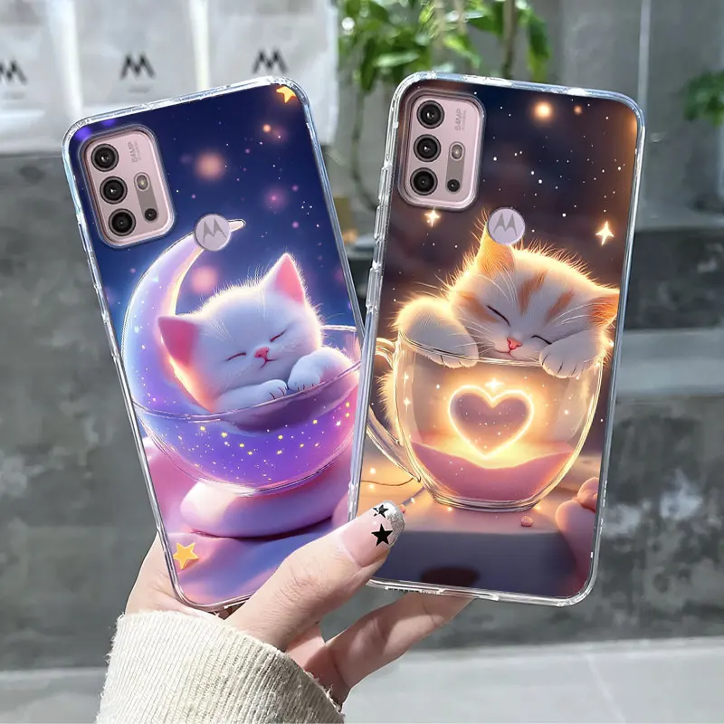 Cartoon Marble Floral Soft Silicone Protective Phone Case Cover