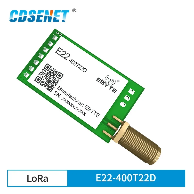 E22-400T22D New LoRa Module 433MHz 22dBm IoT Module CDSENET Relay Networking UART Interface Long Range Transmitter and Receiver aeronautical model receiver pwm to ± 5v ±10v 0 10v analog da module plc interface conversion module