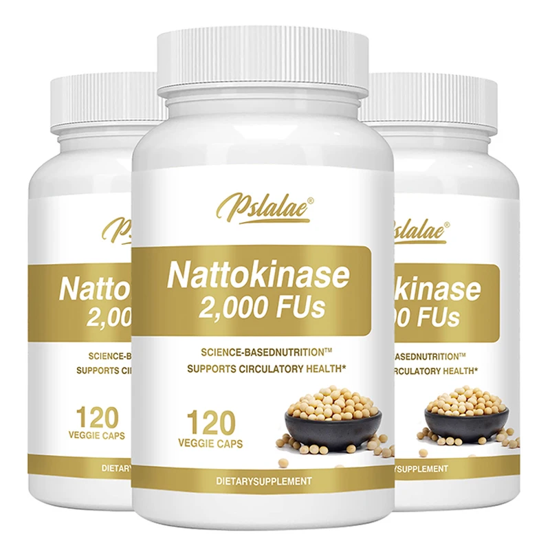 Nattokinase Supplement Supports Heart Health & Circulatory & Normal Blood Flow Non-GMO Gluten Free
