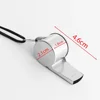 Metal Whistle Referee Sport Rugby Stainless Steel Whistles Soccer Football Basketball Party Training School Cheerleading Tools 6